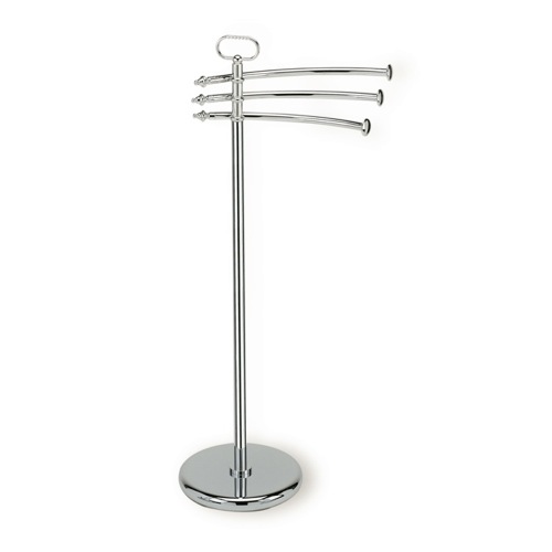 Towel Stand, StilHaus EL19, Free Standing Classic-Style Brass Towel Stand EL19